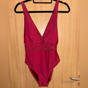 Lavish Red Women’s One Piece Swimsuit